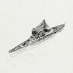 MRY-SFW SSC213 IJN Amagi-class Battlecruiser Amagi Water Line
