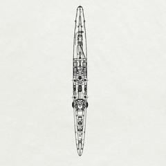 MRY-SFW SSC219 IJN Furutaka-class Furutaka 1st ship Heavy Cruiser Water Line