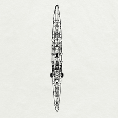 MRY-SFW SSC221 IJN Aoba-class Aoba 1st ship Heavy Cruiser Water Line