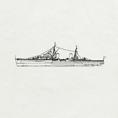 MRY-SFW SSC225 Royal Navy Dido-class Dido 4th ship Light Cruiser Water Line Resin Warship Military Ship Model Hobby Collection Unassembled Unpainted