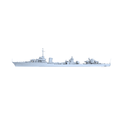 MRY-SFW SSC239 French Navy Le Fantasque-class Le Terrible Large Destroyer (1944) Water Line Resin Warship Military Ship Model Hobby Collection Unassembled Unpainted