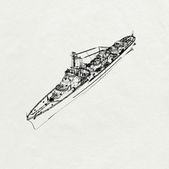 MRY-SFW SSC240 French Navy Mogador-class Mogador Destroyer (1940) Water Line Resin Warship Military Ship Model Hobby Collection Unassembled Unpainted