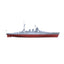 SSMODEL 586S Military Warship Model Kit USSR Navy Novorossiysk Battleship