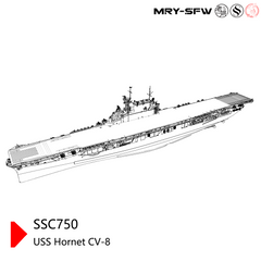 SSMODEL 750S Military Model Kit USS Hornet CV-8 Aircraft Carrier Full Hull