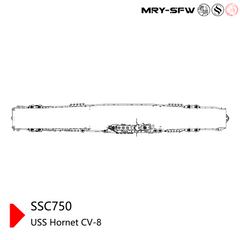 SSMODEL 750 Military Model Kit USS Hornet CV-8 Aircraft Carrier Water Line