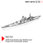 MRY-SFW SSC752S Military Model Kit USSR Kronshtadt-Class Battle Cruiser Project 69 Kronshtadt Project Full Hull