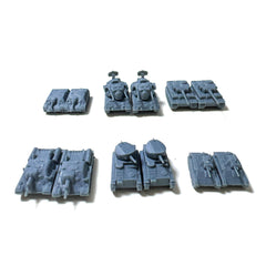 Detail view of SSMODEL SST500 Military Model Kit German Tanks Versus Soviet Tanks In The Battle Of Kursk Model