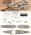 Hunter W70012 1:700 USS Hood Cruiser Wooden Deck Cover Paper Trumpet 05740