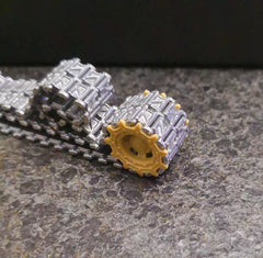 SSMODEL SX35010 99A 96B metal track with brass pins with meng panda 1/35