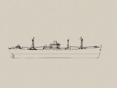 SSMODEL 725S Military Model Kit USN Cargo Liberty Ship Full Hull