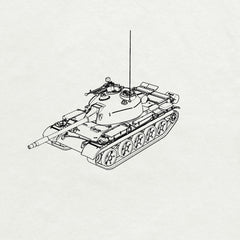 SSMODEL 375 Military Model Kit Type 62 Light Tank 3D Printed Resin Model Kit by SSMODEL