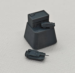 Yao's Studio YP 1/- Creative Mechanical Keyboard Keycap (Single) Unique Garage Tank Scene Keycap