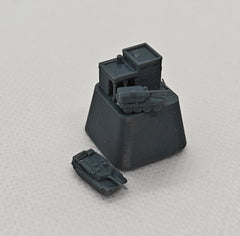 Yao's Studio YP 1/- Creative Mechanical Keyboard Keycap (Single) Unique Garage Tank Scene Keycap