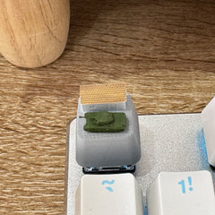 Yao's Studio YP-206I 1/- Creative Mechanical Keyboard Keycap (Single) Colored Version with Unique Tank Scene Keycap