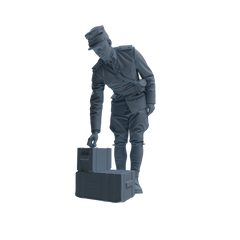 MRY-SFW SSTR261 WWI French Army Logistics Soldier Combat Readiness Four-Person Group