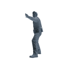 MRY-SFW SSTR119 Miniatures Soldier Model Kit Boston Attack Modern Boston Police Four-Person Rescue Group