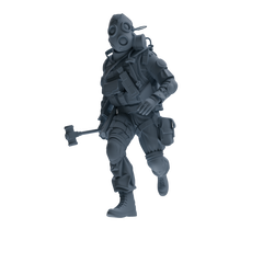 MRY-SFW SSTR340 Modern Counter-Terrorism SWAT Breacher Combat Four-Person Group