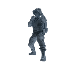 MRY-SFW SSTR131 Miniatures Soldier Model Kit War of Hyenas Modern Canadian Army Four-Person Combat Group