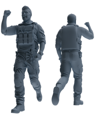 MRY-SFW SSTR014 Miniatures Soldier Model Kit Modern Navy SEAL Six-Person Triumphant Return Group