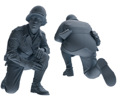 MRY-SFW SSTR074 Miniatures Soldier Model Kit Saving Ryan in Normandy WWII U.S. Army Six-Person Wounded Group