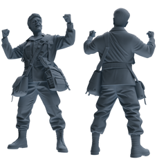 MRY-SFW SSTR060 Miniatures Soldier Model Kit Hacksaw Ridge Rescue Story WWII U.S. Army Six-Person Celebrating Group