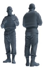 MRY-SFW SSTR034 Miniatures Soldier Model Kit 1993 Mogadishu Black Hawk Helicopter Soldier Discussion Six-Person Group