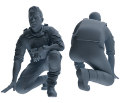 MRY-SFW SSTR019 Miniatures Soldier Model Kit Modern Navy SEAL Six-Person Reconnaissance Group