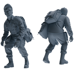 MRY-SFW SSTR059 Miniatures Soldier Model Kit Hacksaw Ridge Rescue Story WWII U.S. Army Six-Person Frontline Group