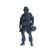MRY-SFW SSTR334 Modern Counter-Terrorism SWAT Fire Support Operator Garrison Four-Person Group