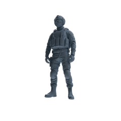 MRY-SFW SSTR358 Modern American Mercenary Garrison Four-Person Group