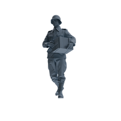 MRY-SFW SSTR220 WWII French Army Logistics Soldier Logistics Four-Person Group