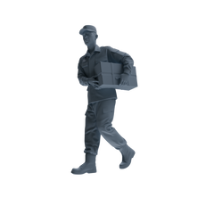 MRY-SFW SSTR243 Modern Army Logistics Soldier Carrying Four-Person Group