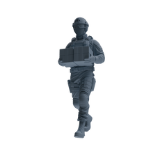 MRY-SFW SSTR345 Modern American Mercenary Carrying 2 Four-Person Group