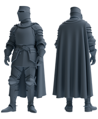 MRY-SFW SSTR096 Miniatures Soldier Model Kit Medieval Knight Six-Person Patrol Group