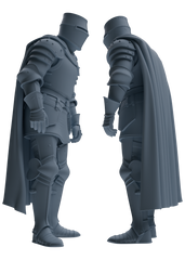 MRY-SFW SSTR088 Miniatures Soldier Model Kit Medieval Knight Five-Person Conversation Group