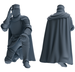 MRY-SFW SSTR086 Miniatures Soldier Model Kit Medieval Knight Six-Person Submission Group