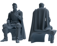 MRY-SFW SSTR078 Miniatures Soldier Model Kit Medieval Knight Without Helmet Five-Person Conversation Group