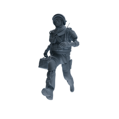 MRY-SFW SSTR317 Modern Counter-Terrorism SWAT Shield Bearer Rescue 2 Four-Person Group