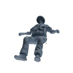 MRY-SFW SSTR319 Modern Counter-Terrorism SWAT Shield Bearer Rest 2 Four-Person Group