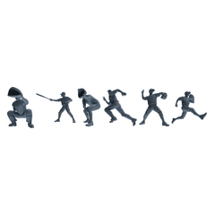MRY-SFW LYTR808 Baseball Player Figure Modern Model 6 pcs Miniature Car Diorama Figures Scene Props Accessories Resin 3D Printed Resin Model Kit by SSMODEL