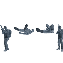 MRY-SFW SSTR141 Miniatures Soldier Model Kit War of Hyenas Modern Canadian Army Four-Person Urban Combat Group 2