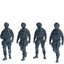 MRY-SFW SSTR354 Modern American Mercenary Patrol Four-Person Group