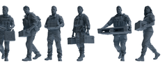 MRY-SFW SSTR009 Modern Navy SEAL Six-Person Logistics Group