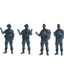 MRY-SFW SSTR134 Miniatures Soldier Model Kit War of Hyenas Modern Canadian Army Four-Person Conversation Group