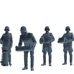 MRY-SFW SSTR231 WWII British Army Logistics Soldier Picnic Four-Person Group