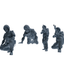 MRY-SFW SSTR324 Modern Counter-Terrorism SWAT Shield Bearer Combat 3 Four-Person Group