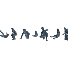 MRY-SFW LYGR627 Modern Airborne Division Seven-Person Training 3D Printed Resin Model Kit by SSMODEL
