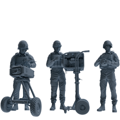 MRY-SFW SSTR250 Modern British Army Logistics Soldier Maintenance Three-Person Group