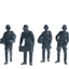 MRY-SFW SSTR218 WWII German Army Logistics Soldier Logistics Four-Person Group