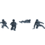 MRY-SFW SSTR140 Miniatures Soldier Model Kit War of Hyenas Modern Canadian Army Four-Person Urban Combat Group